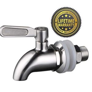 Stainless Works SSS010 Stainless Steel Beverage Dispenser Spigot (Fits 5/8 inch opening)