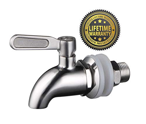 Stainless Works SSS010 Stainless Steel Beverage Dispenser Spigot (Fits 5/8 inch opening)