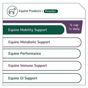 Standard Process Equine Mobility Support - Whole Food Horse Supplies for Antioxidant, Flexibility and Joint Support - Joint Supplement with Ginger Root, Glucosamine Sulfate, Chondroitin Sulfate - 40oz