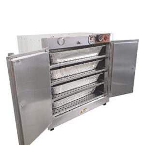 HeatMax 251524 Catering and Events Food Warmer with Water Tray, for 4 Full Size 3.25" Disposable Catering pans -- MADE IN USA with service and support