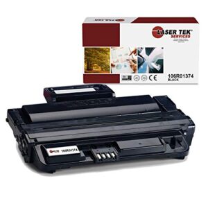 laser tek services compatible toner cartridge replacement for xerox 3250 106r01374 works with xerox phaser 3250d 3250dn (black, 1 pack) - 5,000 pages