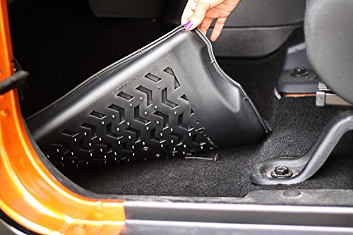 Rugged Ridge | Floor Liner, Front/Rear | 12987.04 | Fits 2007-2018 Jeep Wrangler JK 4-Door