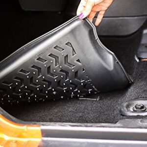 Rugged Ridge | Floor Liner, Front/Rear/Cargo | 12988.01 | Fits 2007-2010 Jeep Wrangler JKU 4-Door