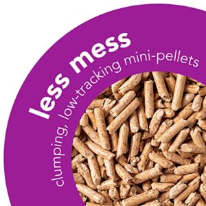 ökocat Less Mess Natural Wood Clumping Cat Litter Mini-Pellets, Great for Long-Hair Breeds, Medium, 14.8 lbs.