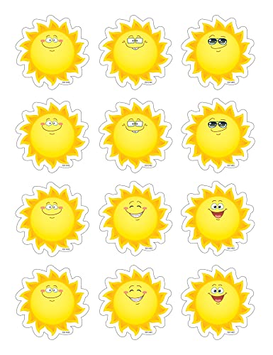 Teacher Created Resources Happy Suns Mini Accents (5422)