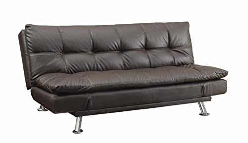 Coaster Home Furnishings Dilleston Sofa Bed in Futon Style Brown