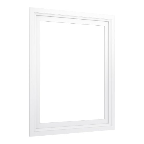 KOHLER K-99662-24-1WA Damask Medicine Cabinet Surround, 24-Inch, Linen White