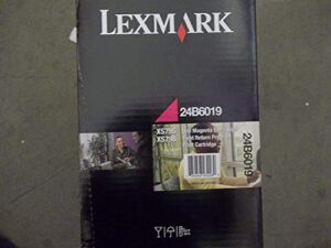 lexmark 24b6019 xs795dte xs798dte toner cartridge (magenta) in retail packaging