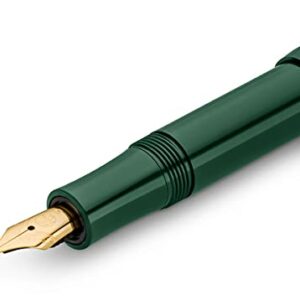 Kaweco 10000488 Fountain Pen, F, Fine Point, Classic, Sports, Green
