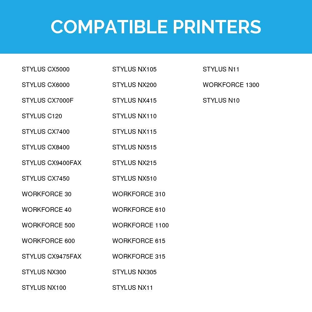 LD Products Remanufactured Ink Cartridge Replacement for Epson 69 (2 Cyan, 2 Magenta, 2 Yellow, 6-Pack) Compatible with Stylus & Workforce Printers: CX5000, CX6000, CX7000F, CX7400, CX7450 & CX8400