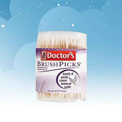 The Doctor's BrushPicks Interdental Toothpicks, 275 Picks