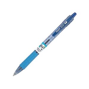 Pilot® B2P "Bottle To Pen" Retractable Ballpoint Pens, Fine Point, 0.7 mm, 86% Recycled, Transparent Blue Barrel, Blue Ink, Pack Of 12