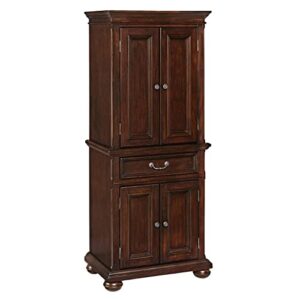 colonial classic dark cherry pantry cabinet by home styles