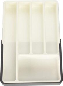 progressive international dec-1519 drawer organizer expandable, white