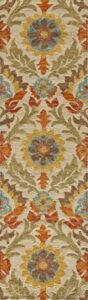 momeni rugs tangier collection area rug, 2'3" x 8' runner, gold