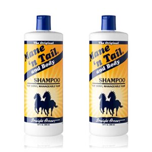 mane n tail shampoo for horses, 32 fl oz (pack of 2)