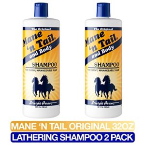 Mane N Tail Shampoo For Horses, 32 Fl Oz (Pack of 2)