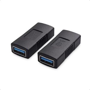 cable matters 2-pack usb 3.0 coupler usb female to female adapter gender changer