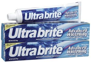 ultra brite advanced whitening toothpaste - 6 oz - 2 pk