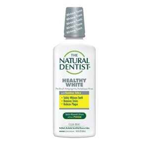 the natural dentist whitening antigingivitis rinse, clean mint,16.9 fl oz (pack of 2)