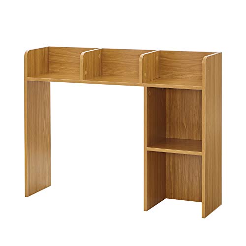 DormCo Classic Desk Bookshelf - Beech Color