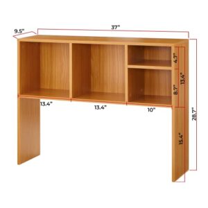 DormCo The College Cube - Desk Bookshelf - Beech Color