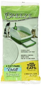 purina tidy cats breeze cat pads refill pack - 10-count pouches