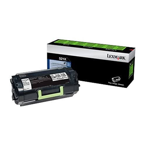 Lexmark 52D1x00 (521X) Extra High-Yield Toner, Black - in Retail Packaging