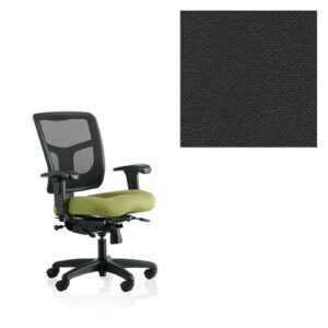 office master ys74-kr-25-1020 yes series mesh back multi adjustable ergonomic office chair with armrests - grade 1 fabric - basic black