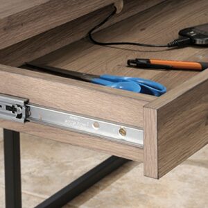 Sauder Transit L-Desk, Salt Oak finish