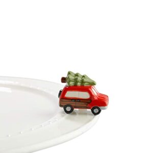 nora fleming hand-painted mini: just like the griswolds (woody van with tree) a147