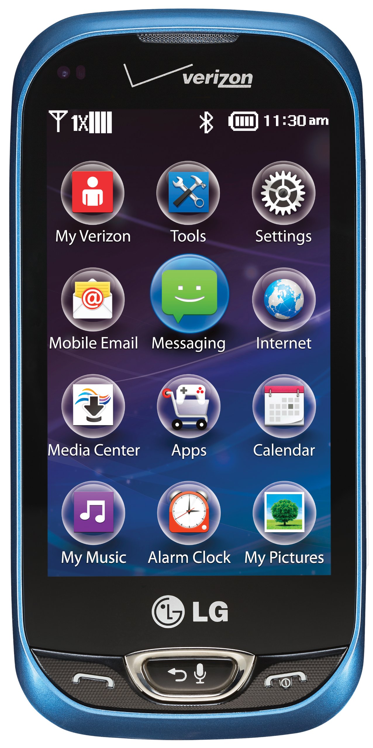 LG Extravert 2, Blue (Verizon Wireless)