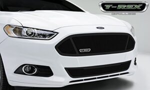 t-rex grilles 2013-2015 ford fusion upper class series main grille, black, 1 pc, replacement, 3 window design - pn #51531