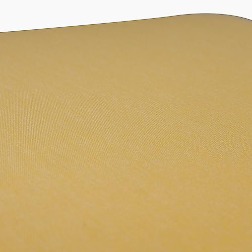 Pillow Perfect Fortress Solid Indoor/Outdoor Lumbar Pillow Plush Fill, Weather and Fade Resistant, Lumbar - 11.5" x 18.5",, Yellow, 2 Count