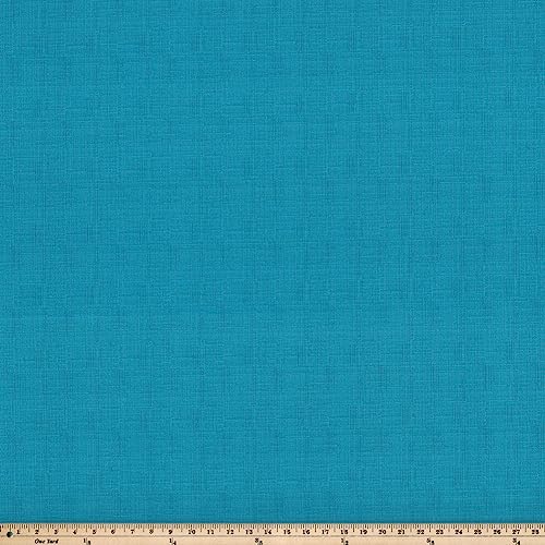 Pillow Perfect Monti Chino Solid Indoor/Outdoor Throw Pillow Plush Fill, Weather and Fade Resistant, Throw - 18.5" x 18.5", Blue, 2 Count