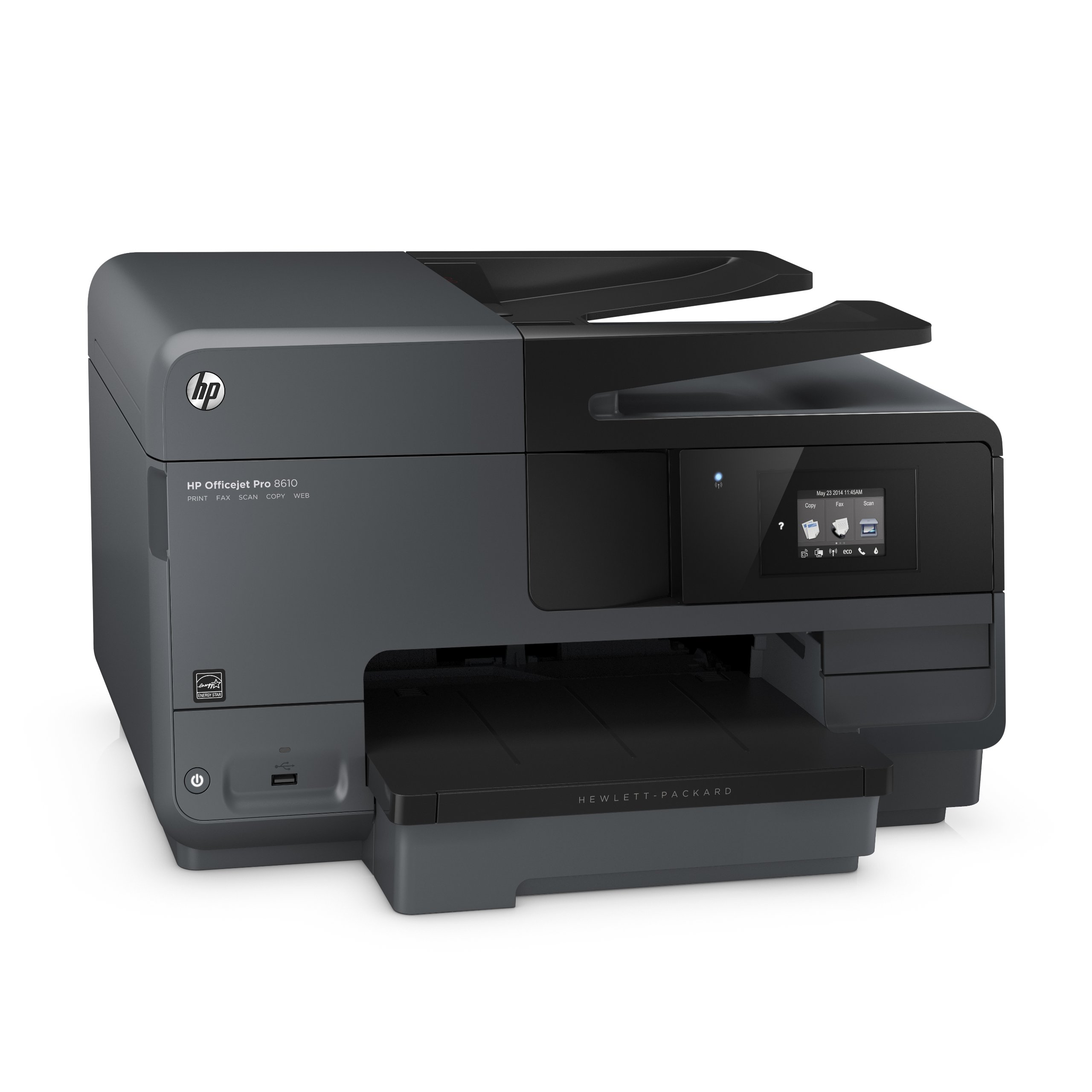 HP OfficeJet Pro 8610,Color All-in-One Wireless Printer with Mobile Printing, HP Instant Ink or Amazon Dash replenishment ready (A7F64A)