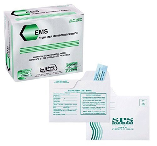 SPS Medical EMS-052 Econo Mail-In Sterilizer Monitor Service 52/Bx