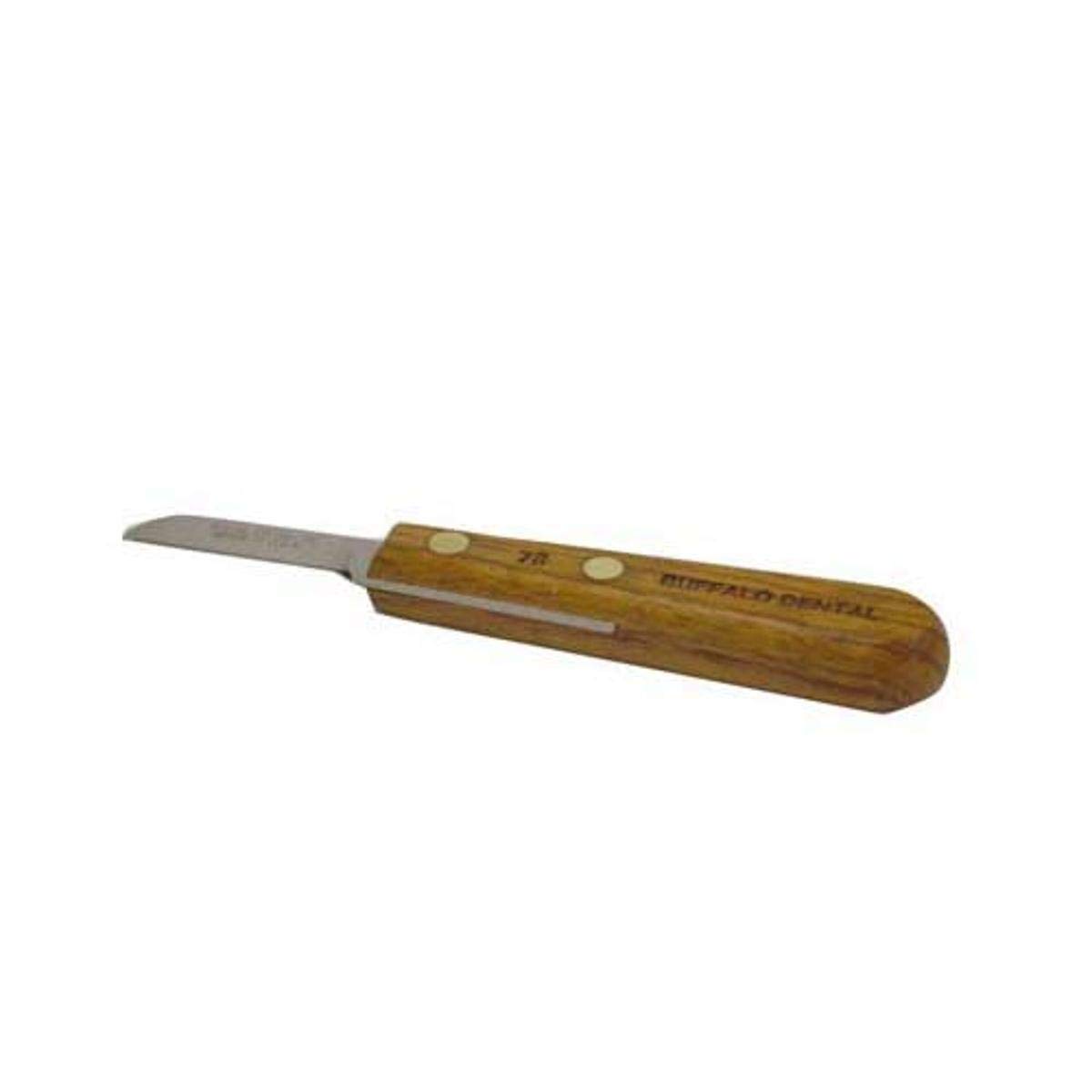 Buffalo Dental 55600 No. 7R Knife with Rosewood Handle, 1-1/2" Blade