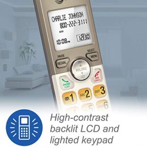 AT&T EL52313 3-Handset Cordless Phone with Answering System & Extra-large Backlit Keys