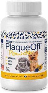 2-pack proden plaqueoff animal - all natural solution against tartar & plaque 2 x 60 gr