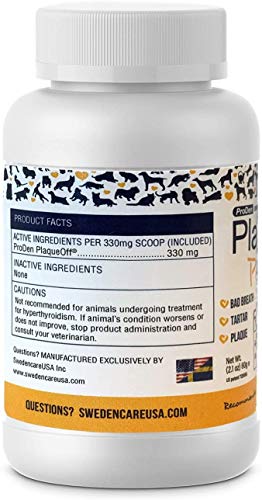 2-PACK ProDen PlaqueOff Animal - All Natural Solution against Tartar & Plaque 2 x 60 gr