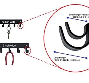 The Metal Peddler Cruiser Motorcycle Motorbike #12 Key Rack Holder for Wall - 9 inch Wide - Made in USA; Rider Gifts