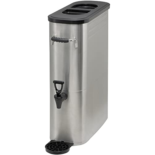 Winco SSBD-5 Stainless Steel Ice Tea Dispenser, 5-Gallon,Medium