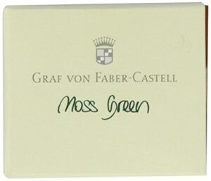 graf von faber-castell ink cartridges, moss green 6x, 141104