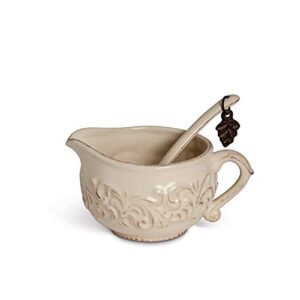 gg collection sauce boat with ladle