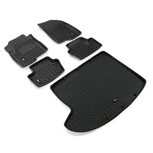 rugged ridge | floor liner, front/rear/cargo | 12988.27 | fits 2007-2017 jeep patriot & compass