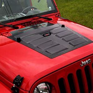 Rugged Ridge | Hood Vent Insert, Black | 17759.10 | Fits 2007-2018 Jeep Wrangler JK