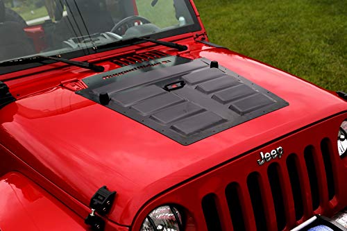 Rugged Ridge | Hood Vent Insert, Black | 17759.10 | Fits 2007-2018 Jeep Wrangler JK