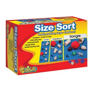 primary concepts size sorting learning kit (43 pcs.)