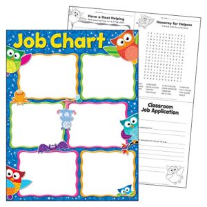 TREND ENTERPRISES, INC. Job Chart Owl-Stars! Learning Chart, 17" x 22"